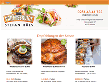Tablet Screenshot of partyservicemuenster.de